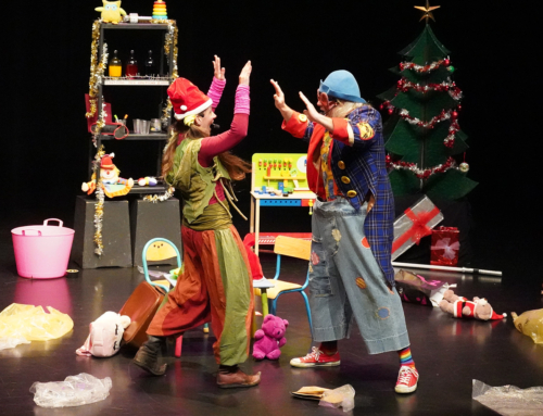 Arrivée dans l’atelier du Père Noel